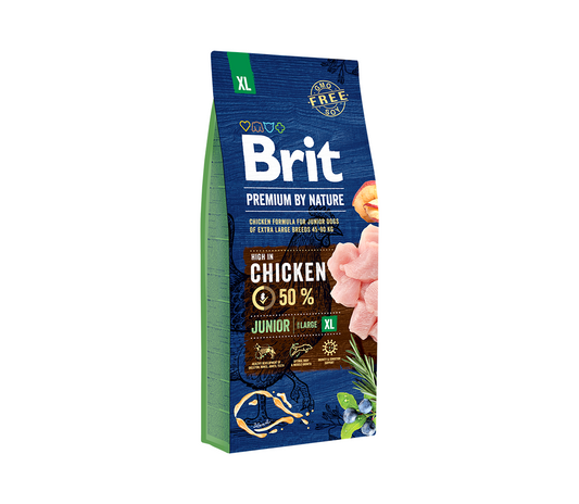 Brit Premium By Nature Junior XL s.m. šunims 15 kg
