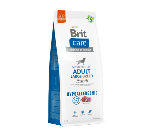 Brit Care Hypoallergenic Adult Large Breed Lamb sausas maistas šunims su ėriena 3 kg