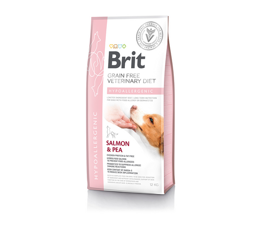 Brit GF Veterinary Diets Dog Hypoallergenic s.m. šunims 2 kg