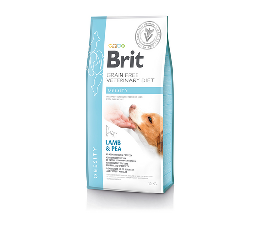 Brit GF Veterinary Diets Dog Obesity s.m. šunims 12 kg