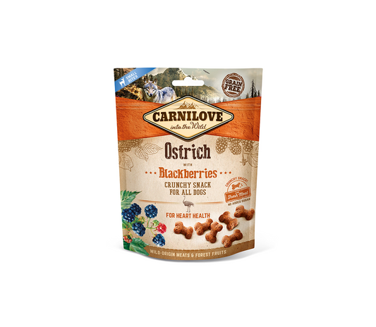 Carnilove Dog skanėstas Ostrich with Blackberries with fresh meat 200 g
