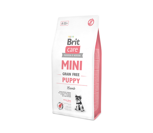 Brit Care Mini Puppy Lamb sausas maistas mažų veislių šunims su ėriena 7 kg